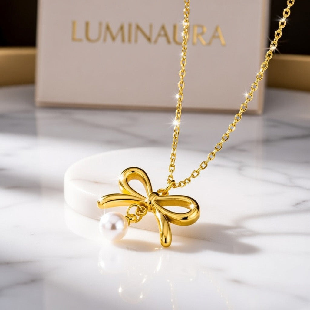 Lucía - Bow Colgante