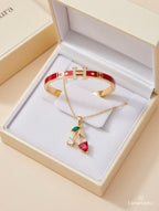 Cherry - Set estilo Hermés