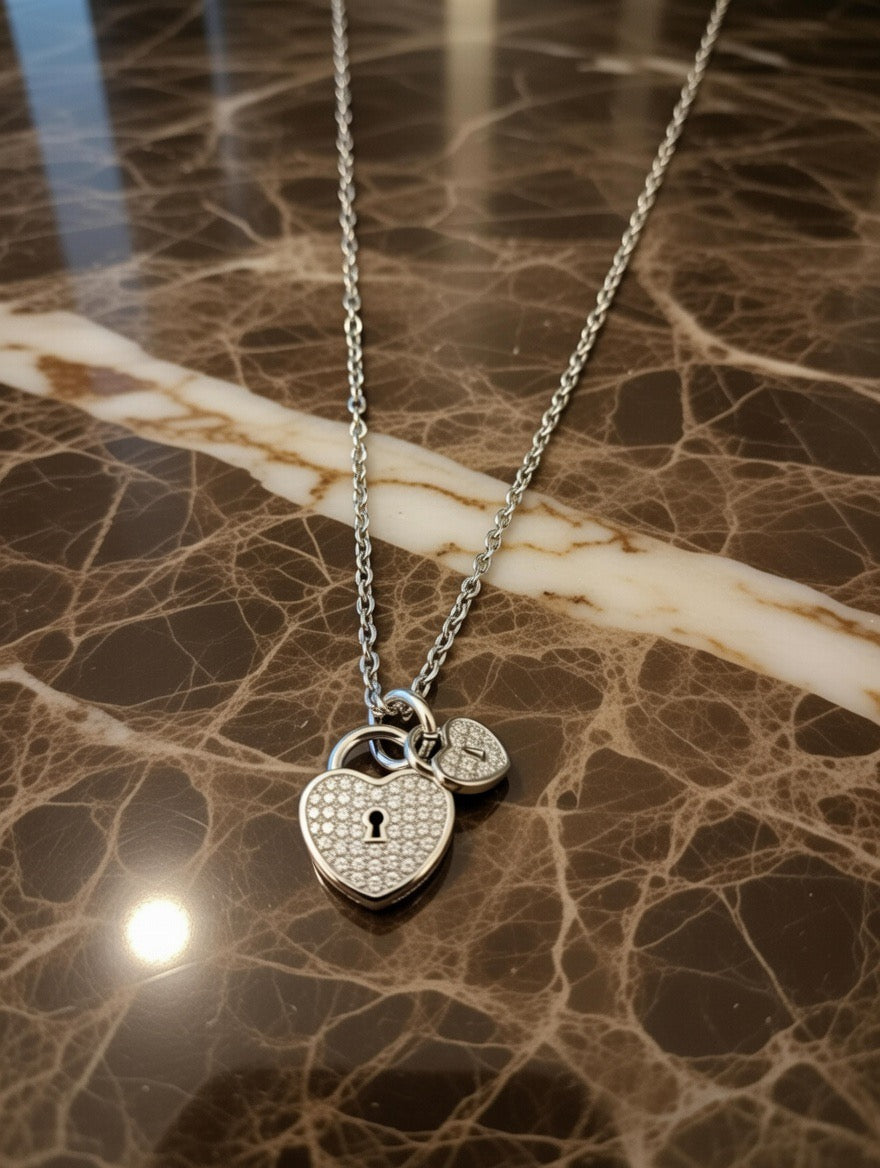 Secret Heart - Collar estilo Swarovski