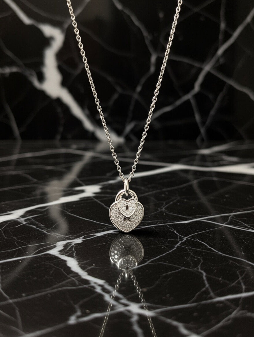 Secret Heart - Collar estilo Swarovski