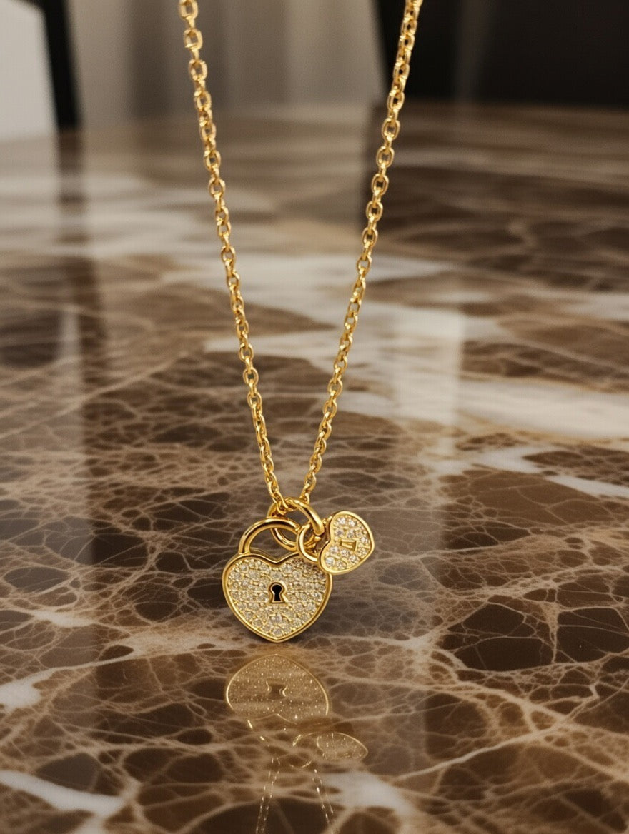 Secret Heart - Collar estilo Swaroski