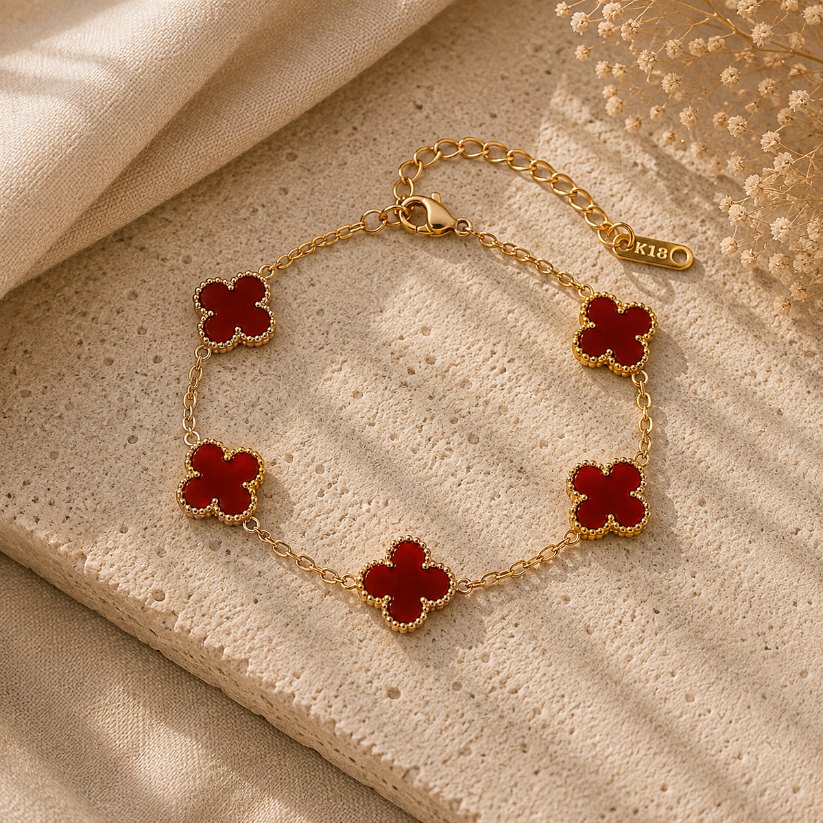 Livia - Pulsera estilo VnCleef